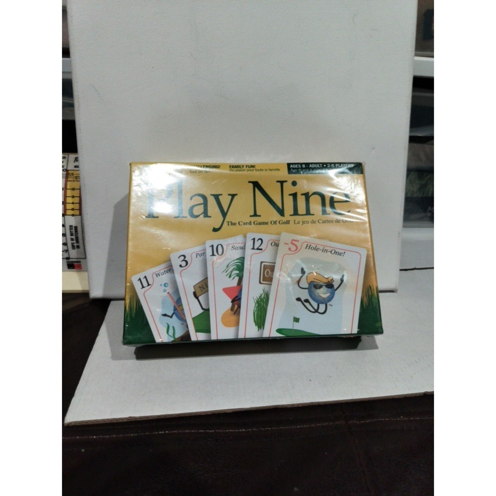 Play Nine, The Card Game Of Golf, New Sealed In Box, Ages 8+ 2-6 Players